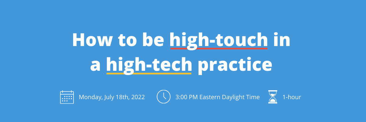 Being high-touch in a high-tech world (3)