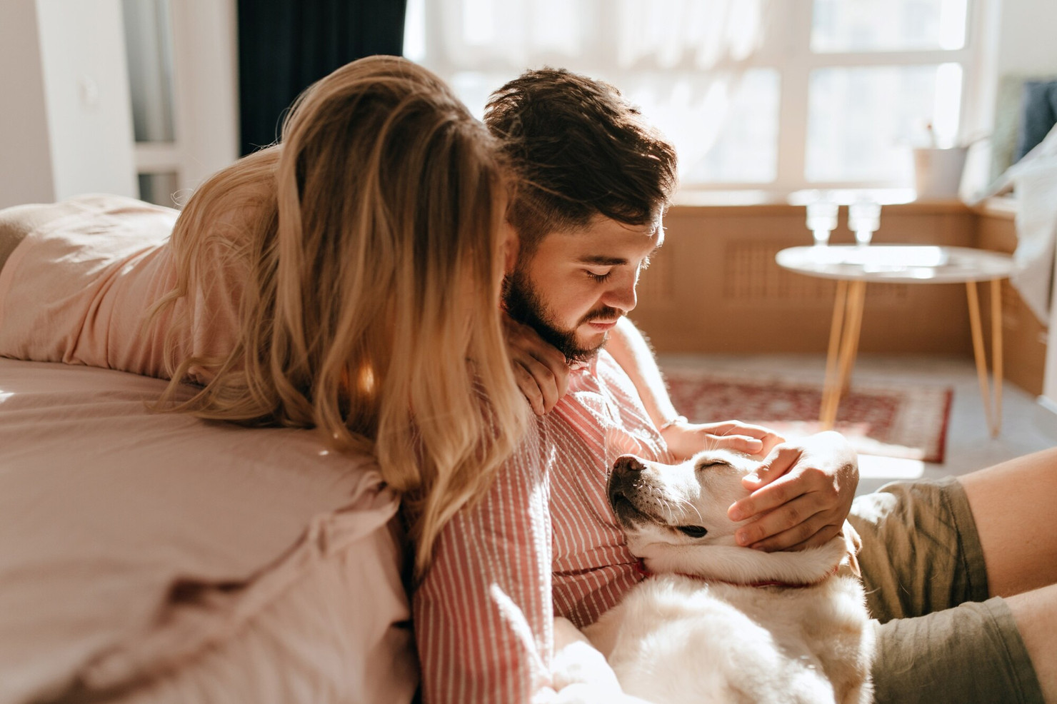 dog-owners-with-their-dog
