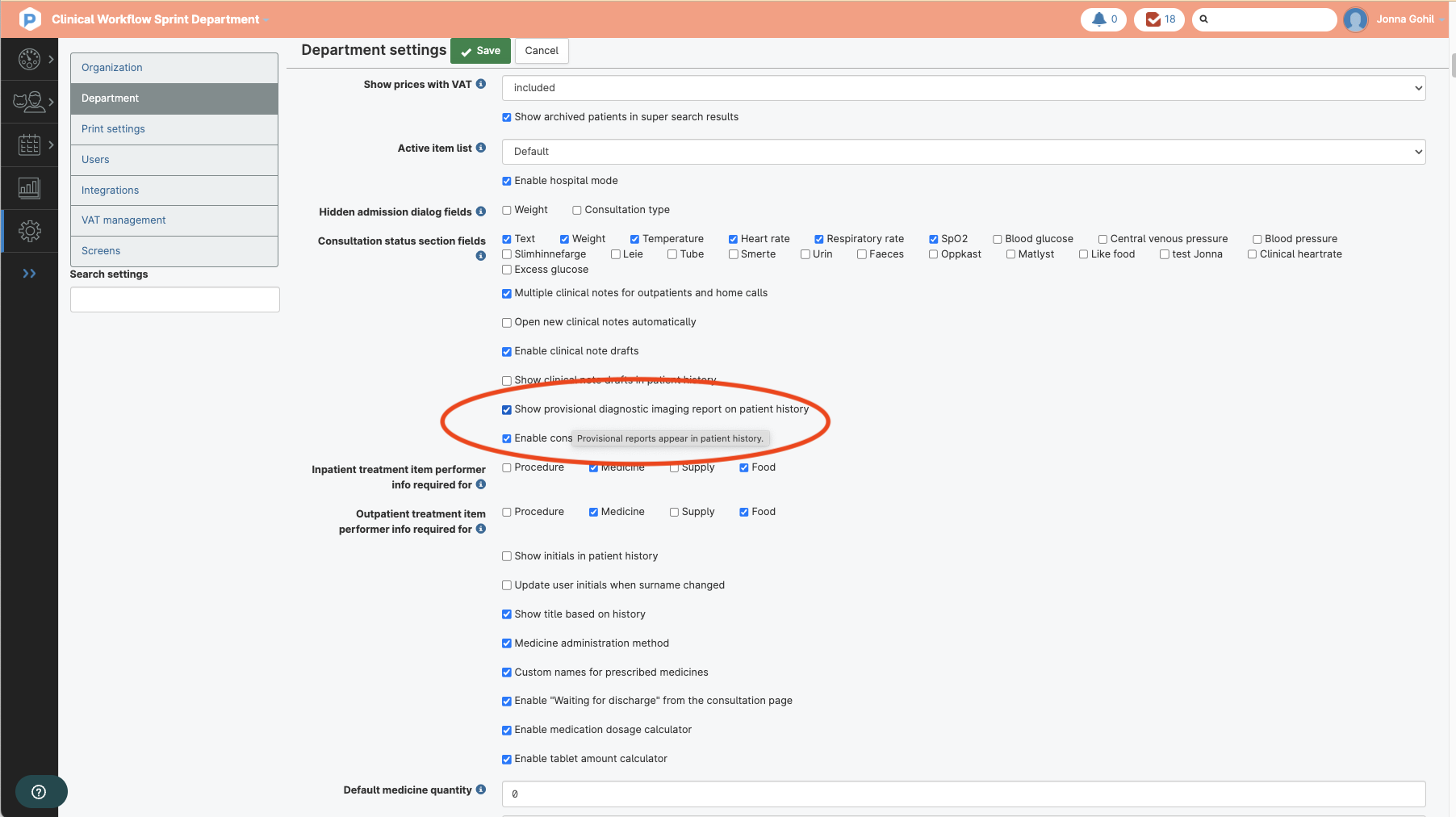 Provisional Diagnostic Imaging settings-1