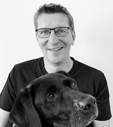 Niels O with dog